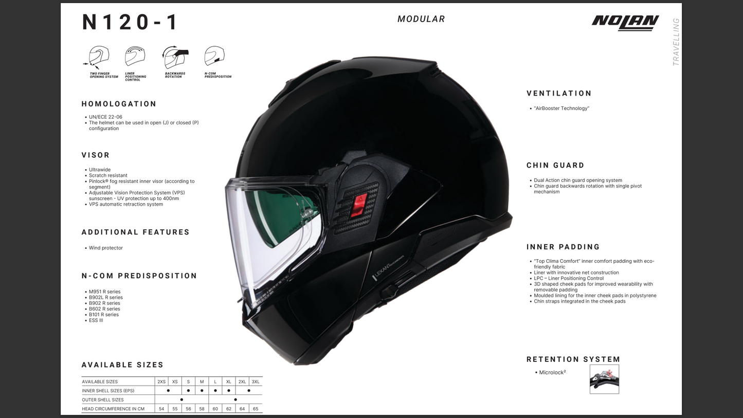 NOLAN N120-1 CLASSICO NOBILE 313