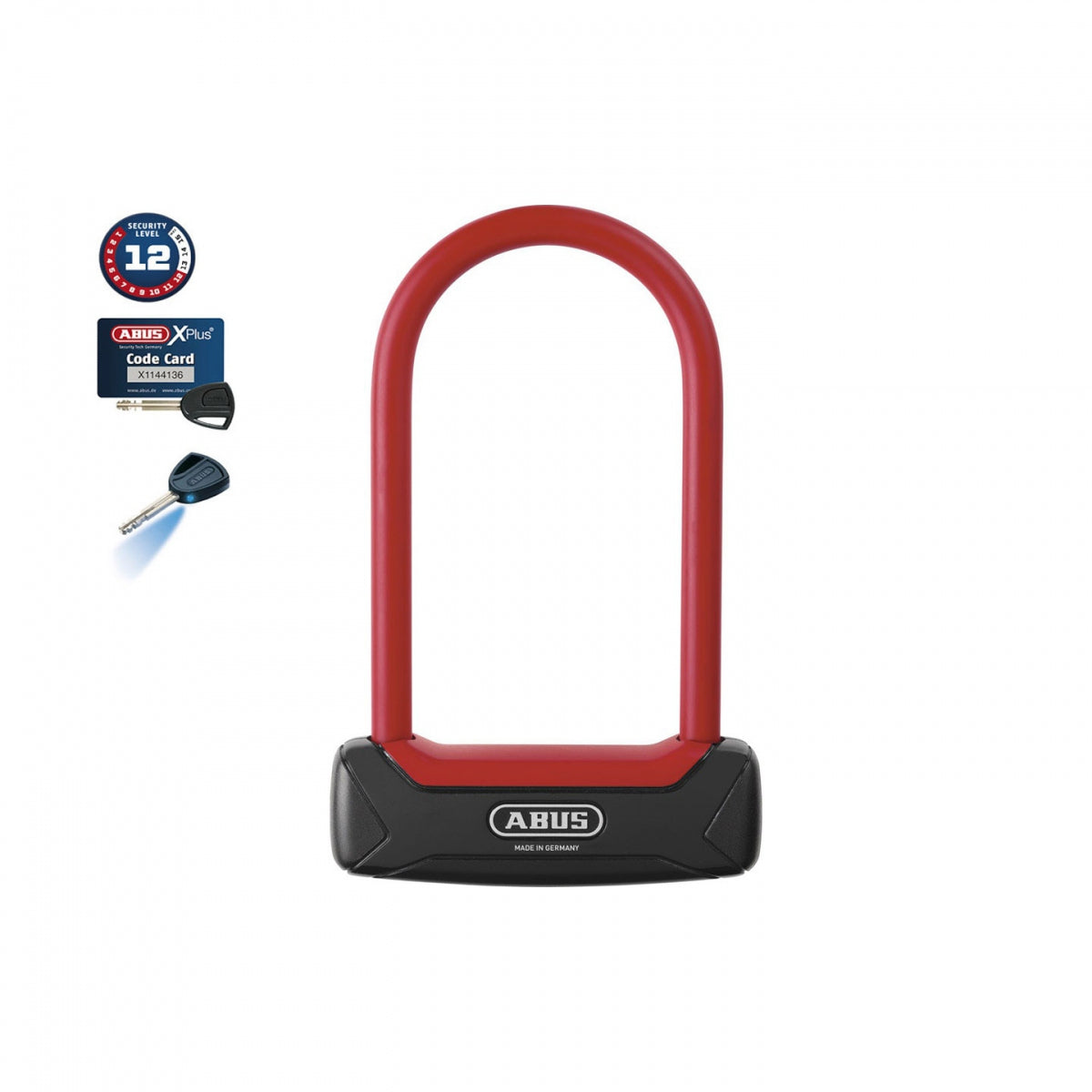 Abus GRANIT™ Plus 640 U-Lock Red