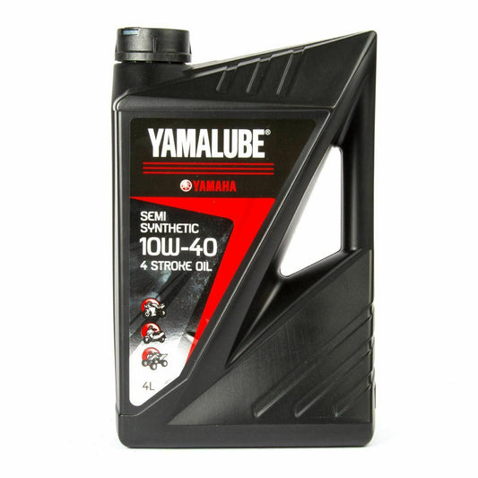 Yamalube Semi-Synthetic 10W40 Oil - 4 Litre