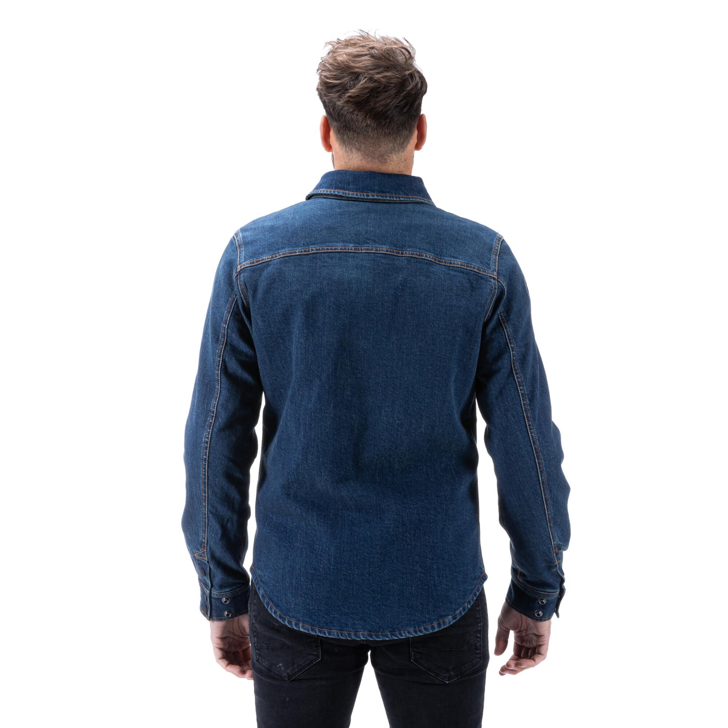 Faster Sons Denim Riding Shirt Men