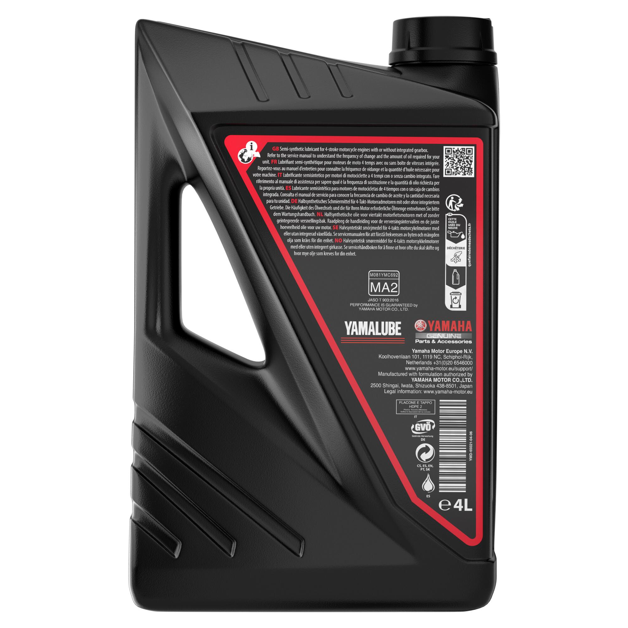 Yamalube Semi-Synthetic 10W40 Oil - 4L – Danfay Newlands