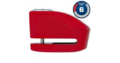 Abus 275A Brake Disc Lock with Alarm Red